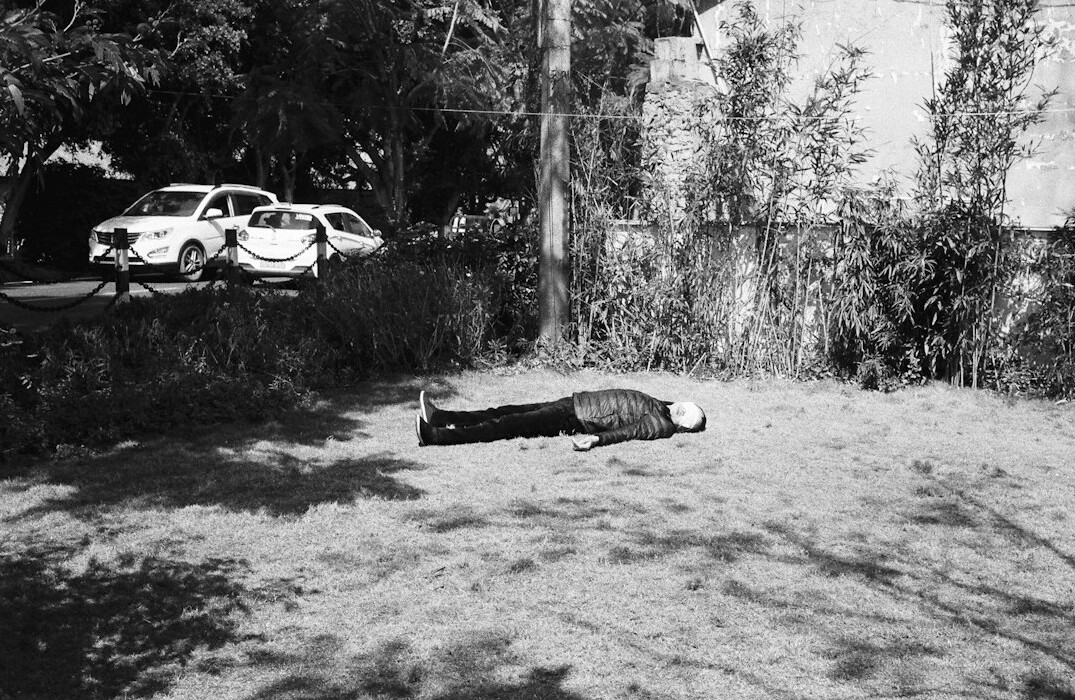 vintage crime scene